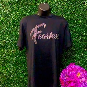 Custom Fearless bling Tee